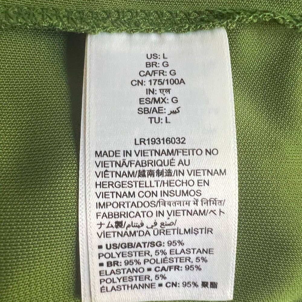 (EUC) Lark & Ro Green Wrap Dress Size L - Picture 5 of 6